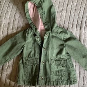 6-12 mo army green jacket